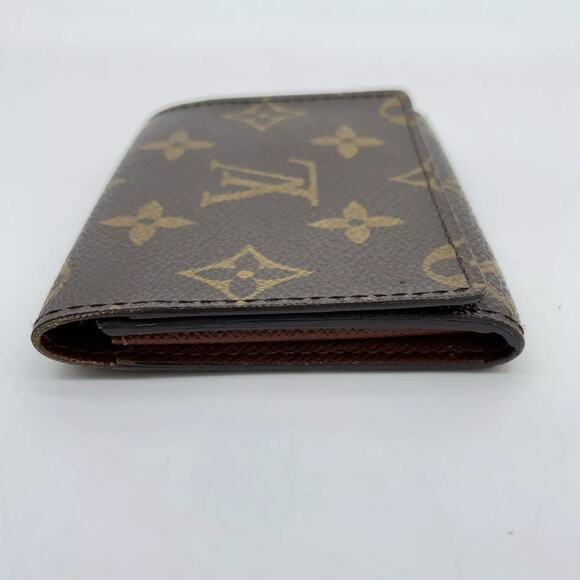 VTG Louis Vuitton Monogram Envelope Carte De Vistie Card Holder Wallet W/Box - Picture 14 of 15